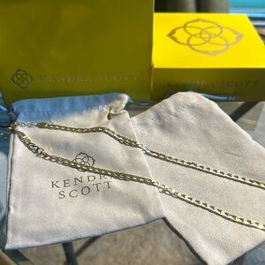 Kendra Scott gold chain necklace NWOT
